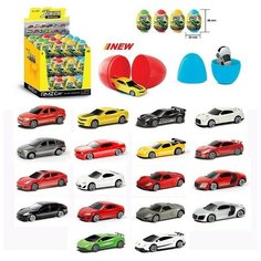 Машинка металлическая Uni-Fortuneв RMZ City 1:64 в яйце, 9 моделей в коллекции, 1 шт.