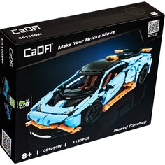 Конструктор 3D CaDA спортивный автомобиль Speed Cowboy, 1120 деталей