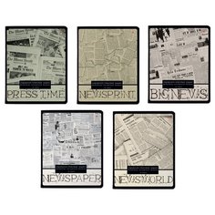 Альт Тетрадь Газета 7-48-1146, клетка, 48 л., 1 шт., Рисунок