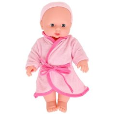 Игровой набор PITUSO Пупс с аксессуарами для кормления (в халате) Pink/Розовый (30 см) куклы для девочек игрушки для девочек
