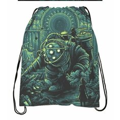 Сумка-мешок для обуви BioShock, Биошок №7 Migom