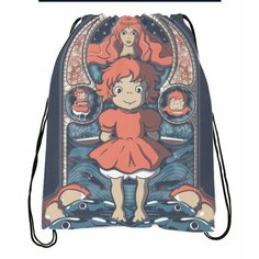 Сумка-мешок для обуви Рыбка Поньо на Утёсе №4 Migom