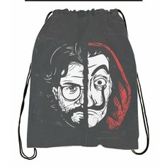 Сумка-мешок для обуви Бумажный дом, La casa de papel №10 Migom