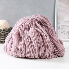 Пряжа - Карачаевская, 100% акрил, 820м/250гр, №3-4, цвет сухая роза, 1 шт. Карачаевский трикотаж
