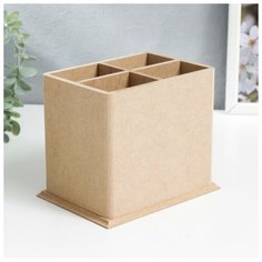 Карандашница для творчества 15х11х12,5 см Noname