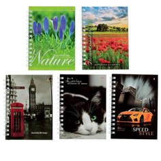 Блокнот А6, 80 листов на гребне "Престиж", микс Альт