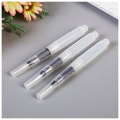 Набор кистей для туши и краски набор 3 шт размер 1,5 см, 1,6 см, 1,7 см 19х1,5х1,5 Noname