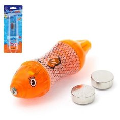 Аквариумная рыбка «Кальмар», плавает в воде, работает от батареек, микс Noname