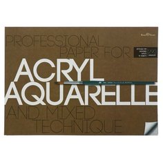 Бумага для акварели, акрила А3, 10 листов, блок 290 г/м2 Bruno Visconti