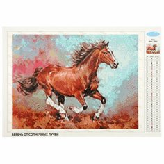 Cr 430115 Алмазная мозаика Конь Вихорь М. Сингатуллин, 40х30, Cristyle