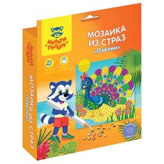Мозаика из страз Мульти-Пульти "Павлин" (DM_37180), 24шт.