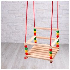 Качели детские, подвесные, деревянные Нет бренда