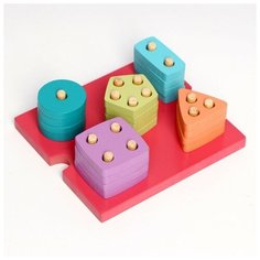 Детская развивающая пирамидка, 16 × 14 × 6 см КНР