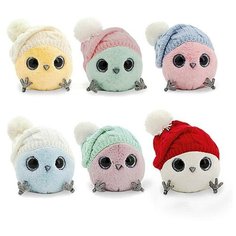 Мягкая игрушка «КТОтик в шапке с помпонами», 13 см, цвет микс Orange Toys