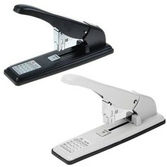 Степлер №23, большой, до 100 листов, с выдвижным контейнером для скоб, микс Recom