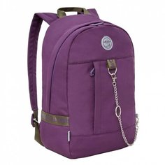 Рюкзак GRIZZLY RXL-327-2 фиолетовый хаки, 24х37,5х12