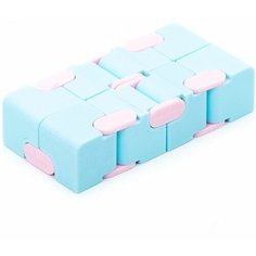 Головоломка Кубик Infinity Fidget Cube / Бесконечный антистресс куб / голубой Cccstore