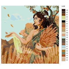 Картина по номерам U-26 "Деметра. Осеннее пробуждение", 70x70 см Brushes Paints