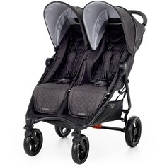 Прогулочная коляска для двойни Valco Baby Slim Twin, charcoal, цвет шасси: черный