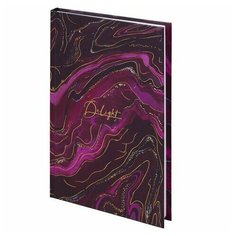 Блокнот А5 134х206 мм, 80 л, твёрдый, клетка, тиснение фольгой, STAFF, "Marble", 114429 114429
