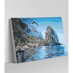 Картина по номерам на стену Море Раскрасим сами