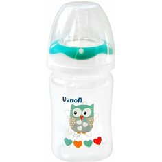 Детская бутылочка для новорожденных широкое горло 150мл Uviton