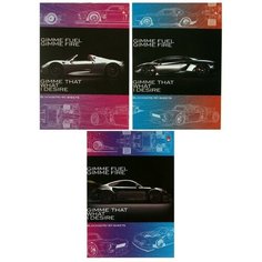 Блокнот А6, 40 листов на скрепке "Машины", микс Альт