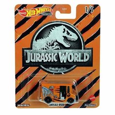 DLB45-HCN98 Машинка игрушка Hot Wheels Premium Jurassic World металлическая коллекционная Bread Box