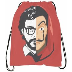 Мешок-сумка для обуви Бумажный дом - La casa de papel № 8 Bugrikshop