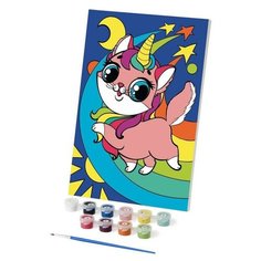 Картина по номерам ТероПром 6491551 «Кот - единорог» 20х30 см