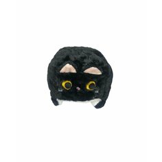 Мягкая игрушка-подушка квадратный котик 20 см черный Toys Shop