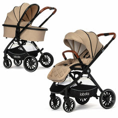 Коляска 2в1 Labala Born, цвет Beige