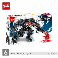 Конструктор Spider Hero / Веном против Карнажа / 810 деталей, VENOM Leduo