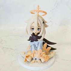 Фигурка-брелок Паймон 12 см Геншин Импакт / Genshin Impact / Сидящая / Аниме / Игра / Геншин/ Фигурки игрушки Нет бренда