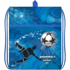 Мешок для обуви с карманом 490 х 410 мм, с сеткой, с ручкой, МО-27-4р "Футбол" 70304 Нет бренда