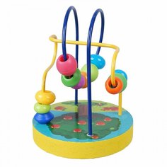 Развивающая игрушка Huggeland "Лабиринт-подвижные бусинки"