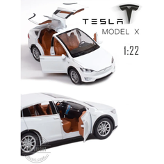 Машинка Тесла / Металлическая модель Tesla Model X Toys