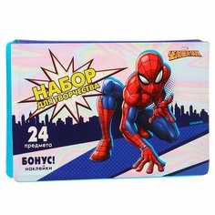 Набор для творчества Человек-паук, 24 предмета Marvel