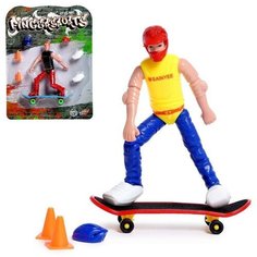 Пальчиковый скейтборд с фигуркой, микс Woow Toys