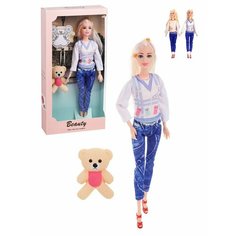 Игровой набор Мой милый пушистик, в компл. кукла 28 см. предм. 1 шт. в асс. Наша Игрушка C600