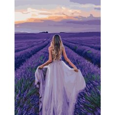 Картина по номерам Лавандовое поле 40х50 см АртТойс