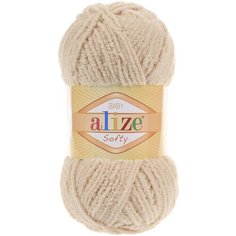 Пряжа Alize Softy медовый (310), 100%микрополиэстер, 115м, 50г, 3шт