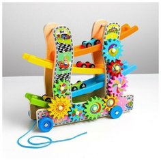 Автотрек 3в1 Каталка + крутилка + автотрек 9 25 28 см China