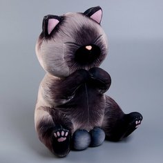 Мягкая игрушка «Кот», 40 см, цвет серый Россия