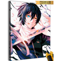 Картины по номерам Бездомный Бог Аниме 40x50