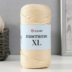 Пряжа "Macrame XL" 100% полиэстер 130м/250г (165 св. беж) Yarn Art