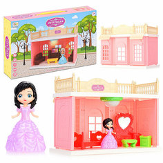 Дом для кукол JRD967-64E "Вилла" в коробке Oubaoloon