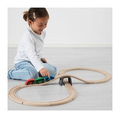Детская игрушечная деревянная железная дорога IKEA ИКЕА