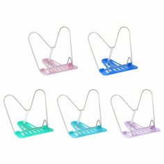 Подставка для книг СТАММ "Премиум", пастельные цвета, микс