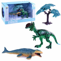 Набор динозавров "Атака" в коробке КНР